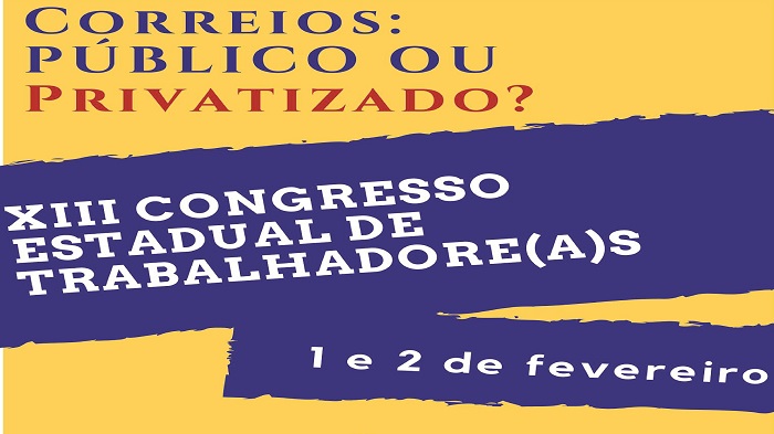 SINTECT-MA CONVIDA TRABALHADORES PARA O CONGRESSO DA CATEGORIA EM SÃO LUÍS