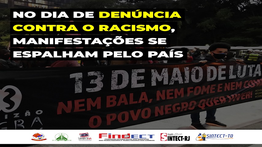 ENQUANTO HOUVER RACISMO NÃO HAVERÁ DEMOCRACIA DE VERDADE!