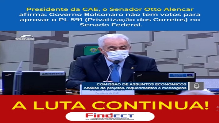 PRIVATIZAÇÃO DOS CORREIOS NÃO TEM VOTOS SUFICIENTES