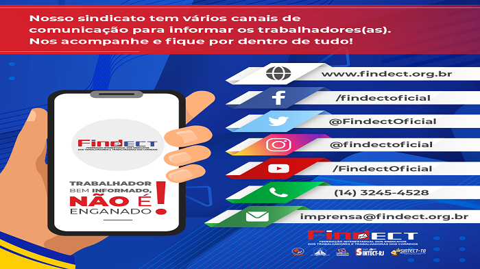 VOCÊ JÁ CONHECE OS CANAIS DE COMUNICAÇÃO DA FINDECT?