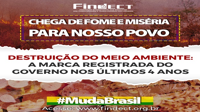 DESTRUIÇÃO DO MEIO AMBIENTE: A MARCA REGISTRADA DO GOVERNO NOS ÚLTIMOS 4 ANOS