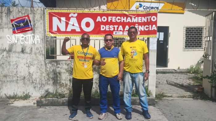 SINDICATO TOMA ATITUDE CONTRA O FECHAMENTO DA AGÊNCIA DOS CORREIOS EM SANTO AMARO
