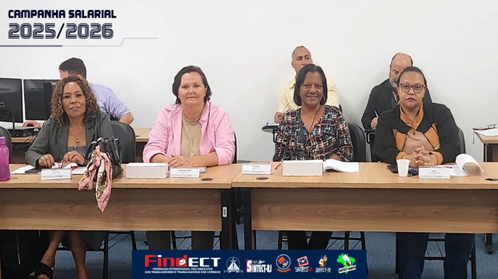 FINDECT PARTICIPA DE NOVA RODADA DE NEGOCIAÇÃO DO ACT 2025/2026 E COBRA MAIS RESPEITO E SERIEDADE DA ECT