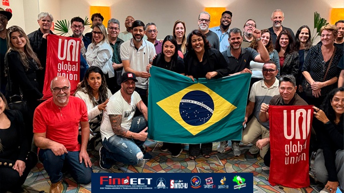 FINDECT REFORÇA COMUNICAÇÃO SINDICAL COM PARTICIPAÇÃO DE WORKSHOP DA UNI GLOBAL UNION