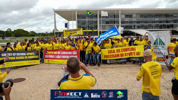 FINDECT LIDERA MOBILIZAÇÃO NACIONAL QUE OCUPA BRASÍLIA EM DEFESA DOS CORREIOS E DE UM ACORDO COLETIVO DIGNO