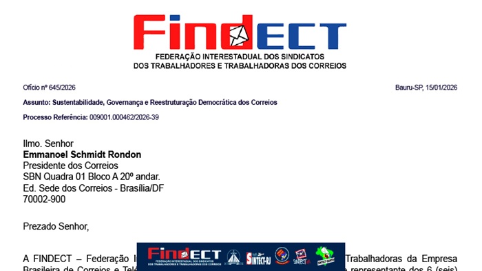 SINDICATOS FILIADOS À FINDECT REFORÇAM A DEFESA DOS&hellip;
