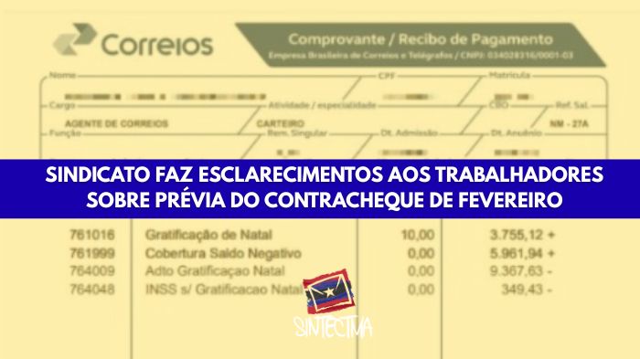SINDICATO FAZ ESCLARECIMENTOS AOS TRABALHADORES SOBRE PRÉVIA DO&hellip;