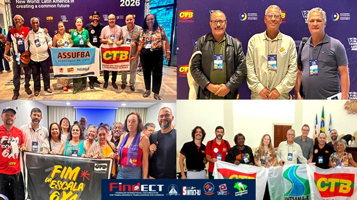 FINDECT PARTICIPA DA ASSEMBLEIA MUNDIAL DOS POVOS E REFORÇA A PRESENÇA DOS TRABALHADORES DOS CORREIOS NOS DEBATES SOBRE O FUTURO DA AMÉRICA LATINA